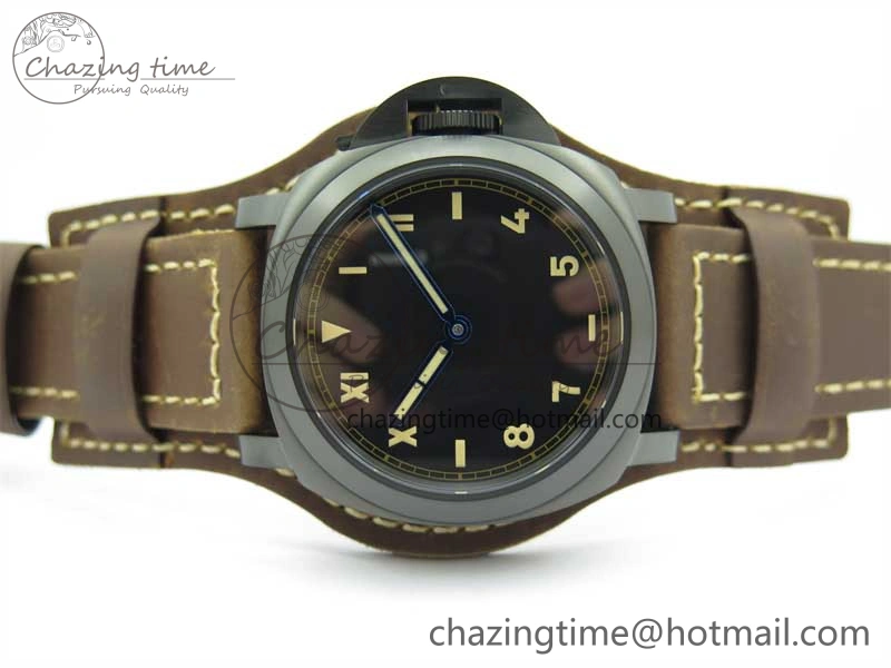 PAM779 SS HWF 1:1 Best Edition on Leather Strap A6497
