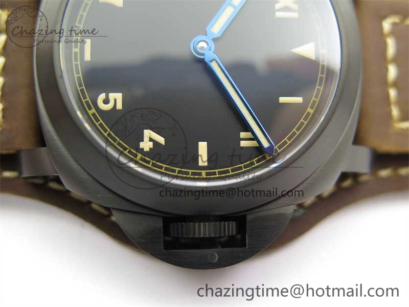 PAM779 SS HWF 1:1 Best Edition on Leather Strap A6497