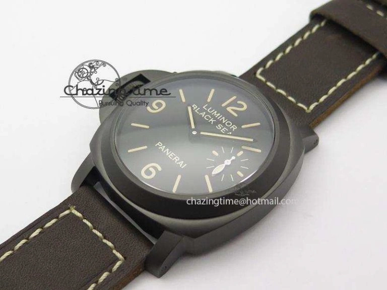 PAM786 B (PAM649) S V6F Best Edition On Deep Brown Leather Strap P5000