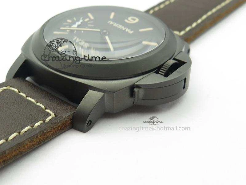PAM786 B (PAM649) S V6F Best Edition On Deep Brown Leather Strap P5000