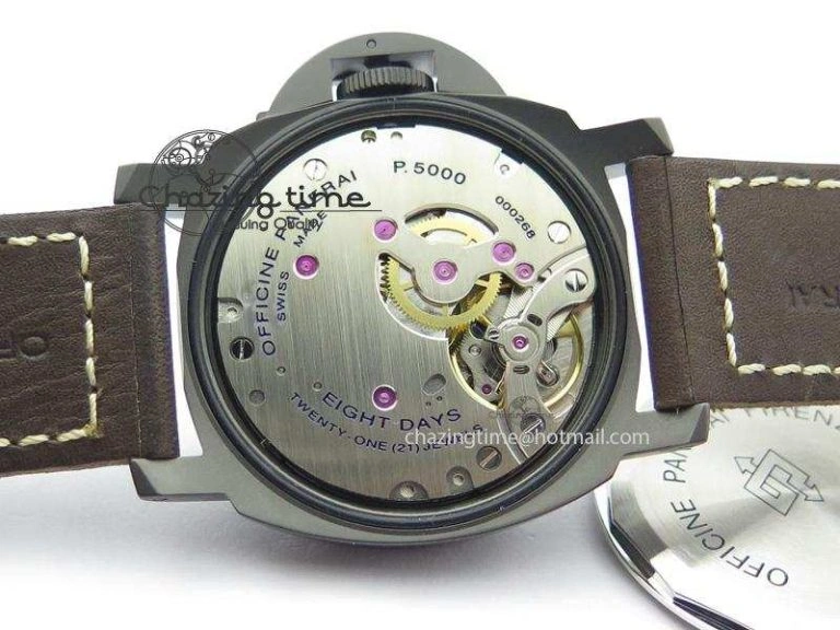 PAM786 B (PAM649) S V6F Best Edition On Deep Brown Leather Strap P5000