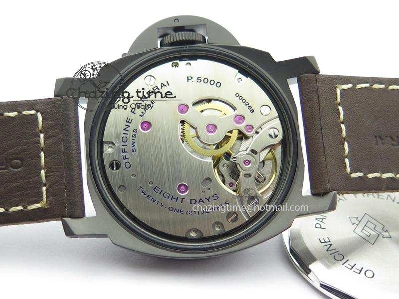 PAM786 B (PAM649) S V6F Best Edition On Deep Brown Leather Strap P5000