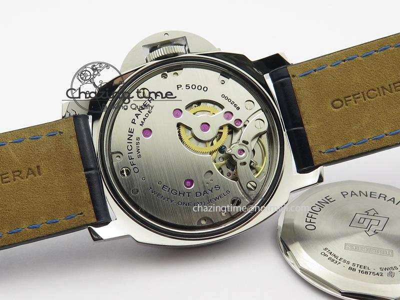 PAM786 B (PAM650) S V6F Best Edition On Blue Leather Strap P5000