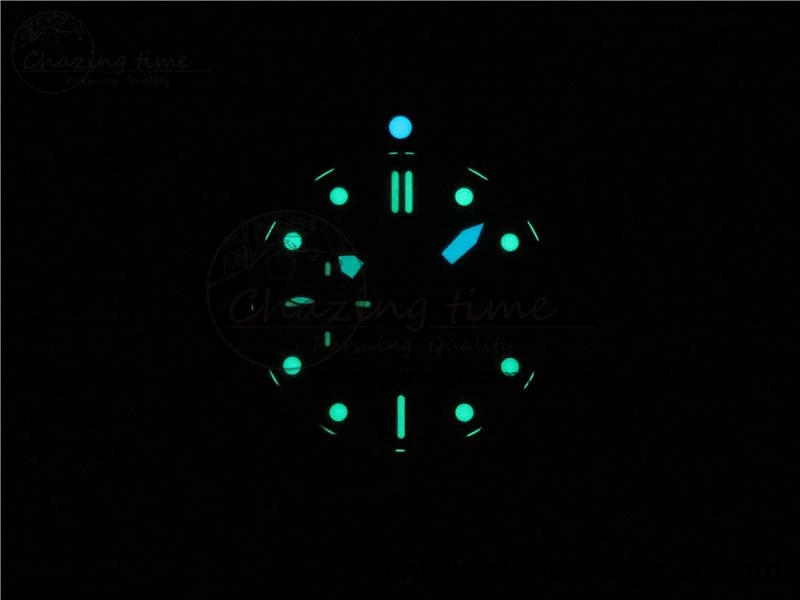 PAM799 Titanium VSF Best Edition Carbotech Bezel Black Dial on Rubber Strap P.9010 Clone