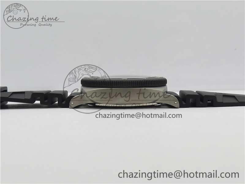 PAM799 Titanium VSF Best Edition Carbotech Bezel Black Dial on Rubber Strap P.9010 Clone