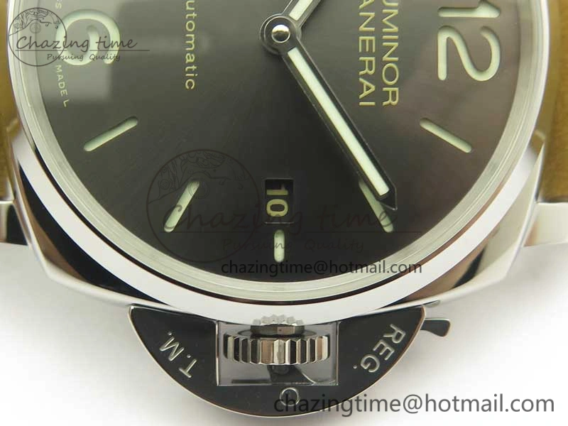 PAM904 Luminor Due VSF Best Edition Gray Dial on Brown Asso Strap AXXXIV