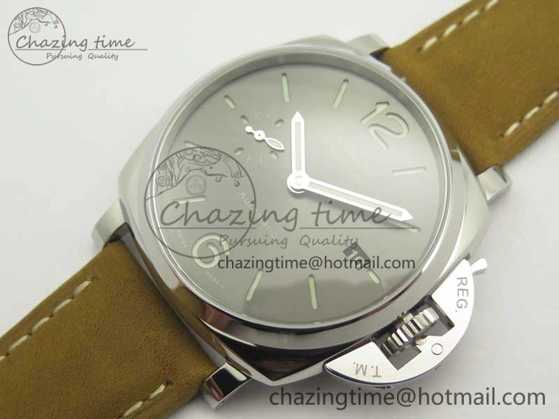 PAM904 Luminor Due VSF Best Edition Gray Dial on Brown Asso Strap AXXXIV