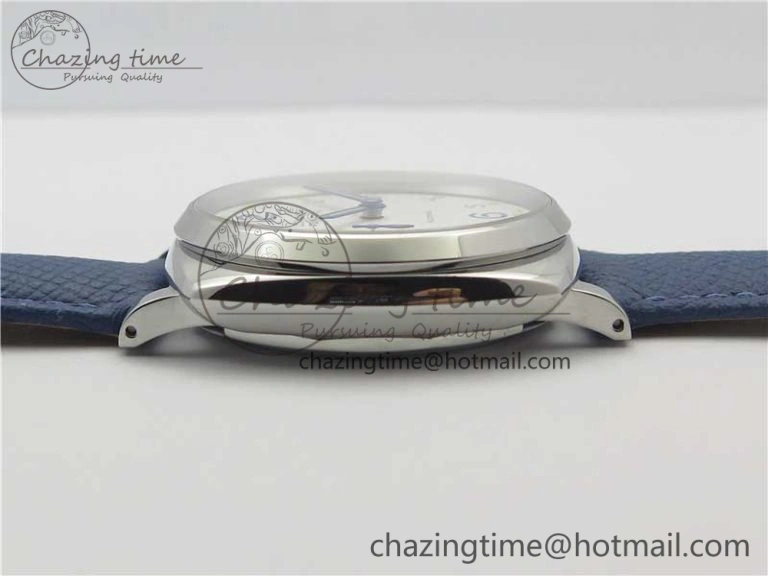 PAM906 Luminor Due VSF Best Edition White Dial on Blue Leather Strap AXXXIV