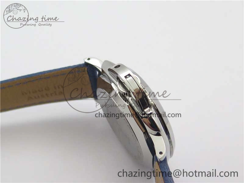 PAM906 Luminor Due VSF Best Edition White Dial on Blue Leather Strap AXXXIV