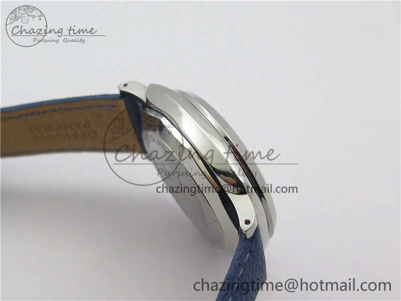PAM906 Luminor Due VSF Best Edition White Dial on Blue Leather Strap AXXXIV