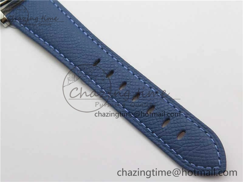 PAM906 Luminor Due VSF Best Edition White Dial on Blue Leather Strap AXXXIV