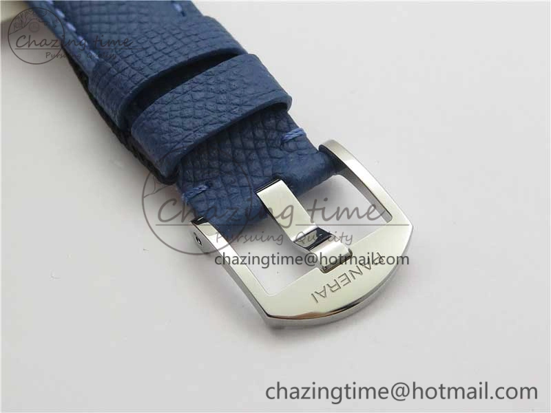 PAM906 Luminor Due VSF Best Edition White Dial on Blue Leather Strap AXXXIV