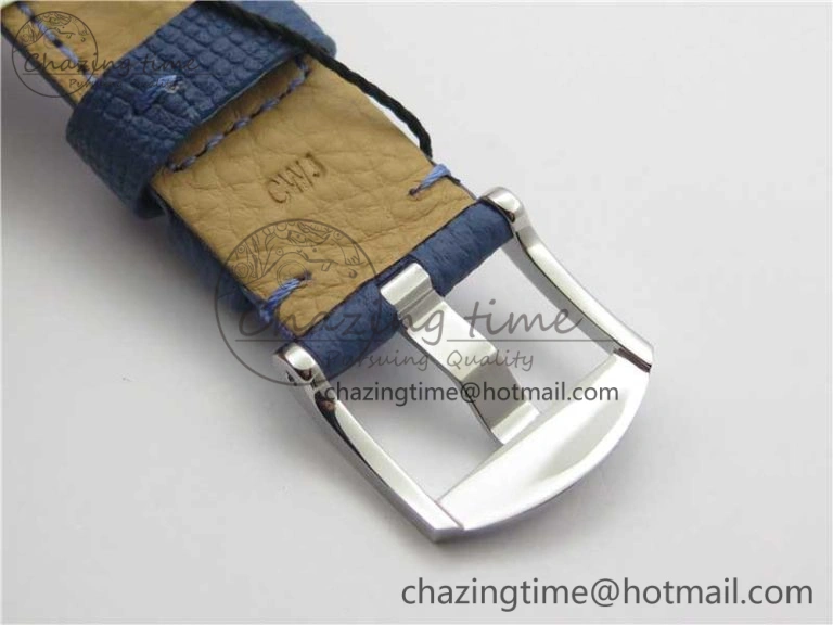 PAM906 Luminor Due VSF Best Edition White Dial on Blue Leather Strap AXXXIV