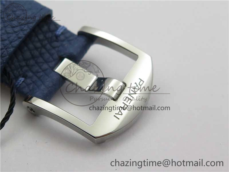 PAM906 Luminor Due VSF Best Edition White Dial on Blue Leather Strap AXXXIV