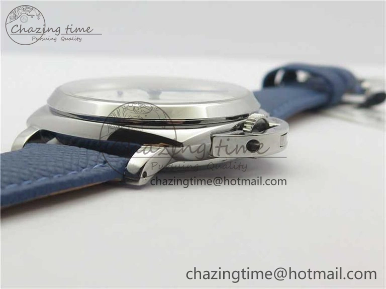 PAM906 Luminor Due VSF Best Edition White Dial on Blue Leather Strap AXXXIV