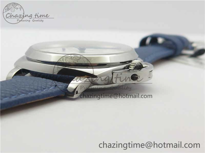 PAM906 Luminor Due VSF Best Edition White Dial on Blue Leather Strap AXXXIV