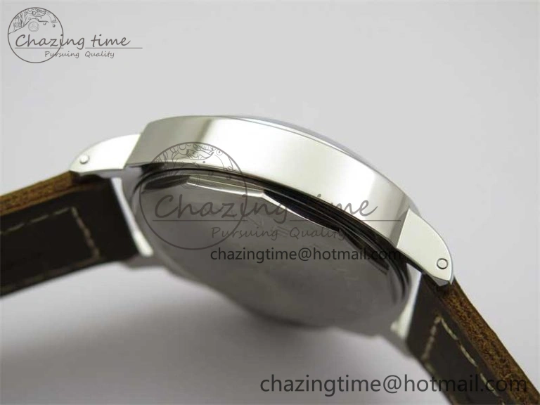 PAM911 SS HWF 1:1 Best Edition on Leather Strap A6497