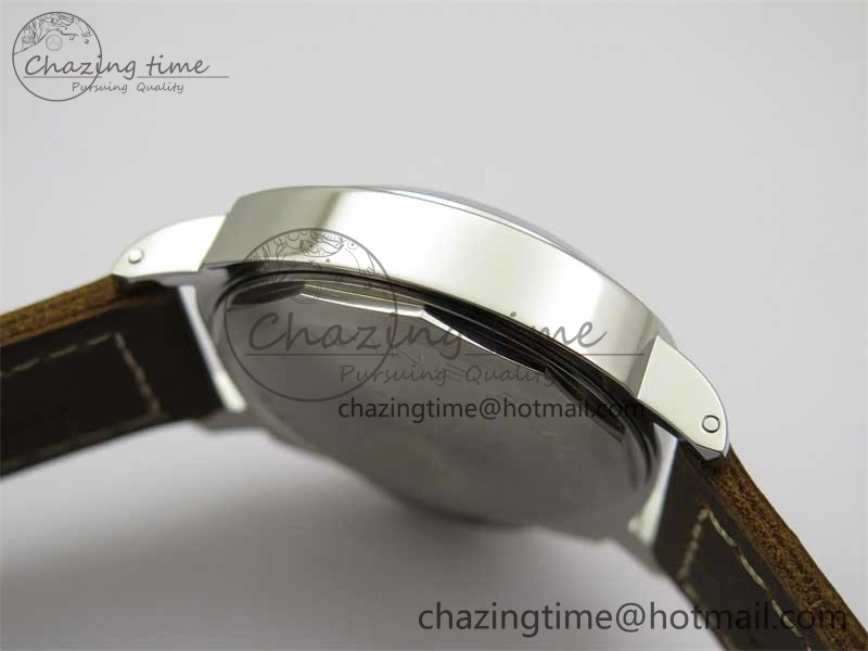 PAM911 SS HWF 1:1 Best Edition on Leather Strap A6497