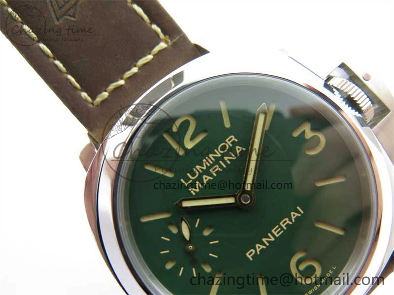 PAM911 SS HWF 1:1 Best Edition on Leather Strap A6497