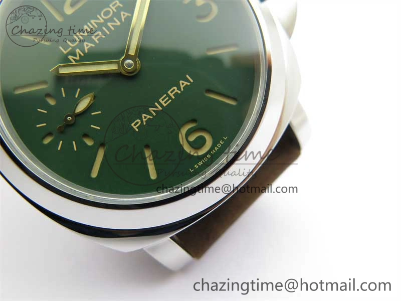 PAM911 SS HWF 1:1 Best Edition on Leather Strap A6497