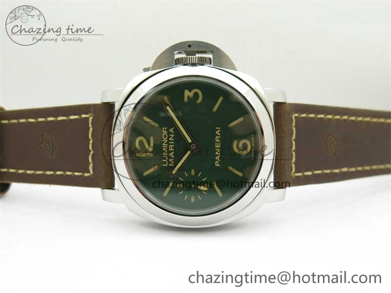 PAM911 SS HWF 1:1 Best Edition on Leather Strap A6497