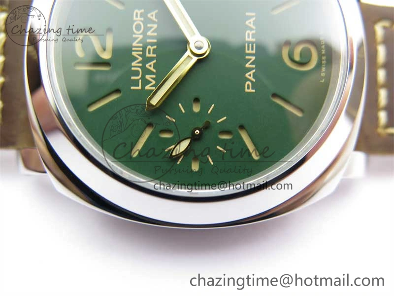 PAM911 SS HWF 1:1 Best Edition on Leather Strap A6497