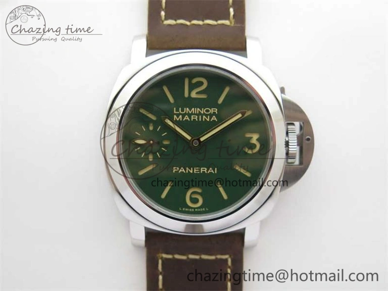 PAM911 SS HWF 1:1 Best Edition on Leather Strap A6497