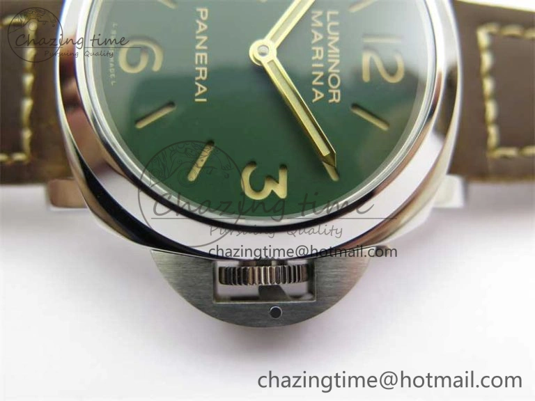 PAM911 SS HWF 1:1 Best Edition on Leather Strap A6497