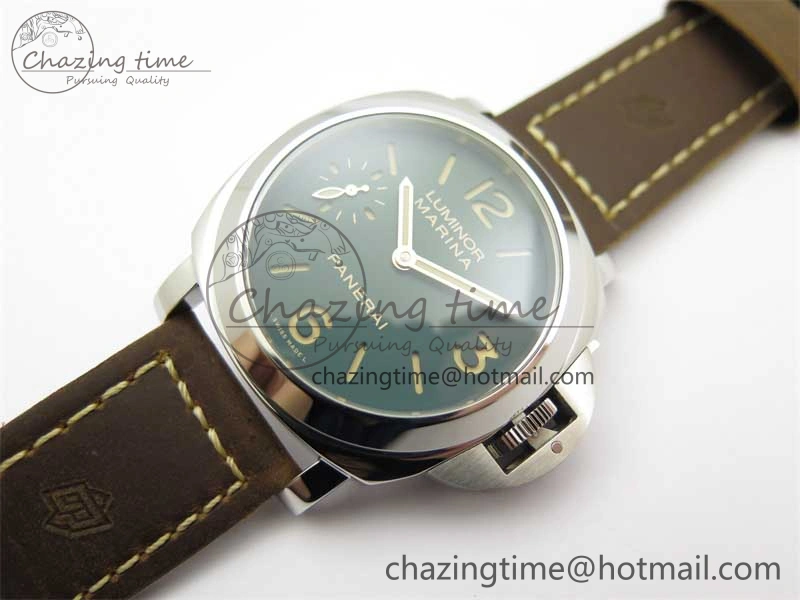 PAM911 SS HWF 1:1 Best Edition on Leather Strap A6497