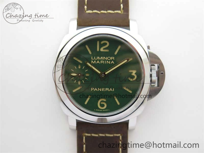 PAM911 SS HWF 1:1 Best Edition on Leather Strap A6497