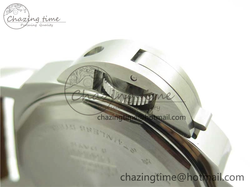 PAM911 T “Last One For Paneristi” Noob 1:1 Best Edition on Brown Leather Strap A6497 with Y-Incabloc V12