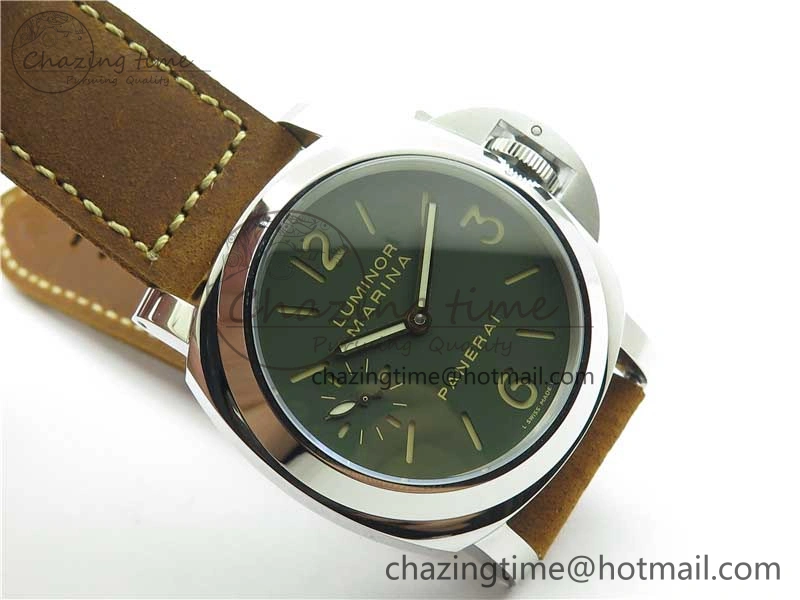 PAM911 T “Last One For Paneristi” Noob 1:1 Best Edition on Brown Leather Strap A6497 with Y-Incabloc V12