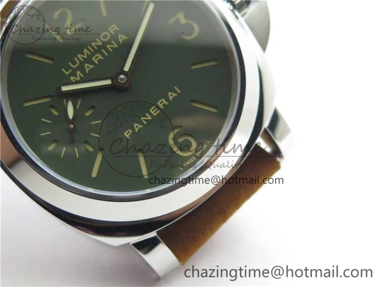 PAM911 T “Last One For Paneristi” Noob 1:1 Best Edition on Brown Leather Strap A6497 with Y-Incabloc V12