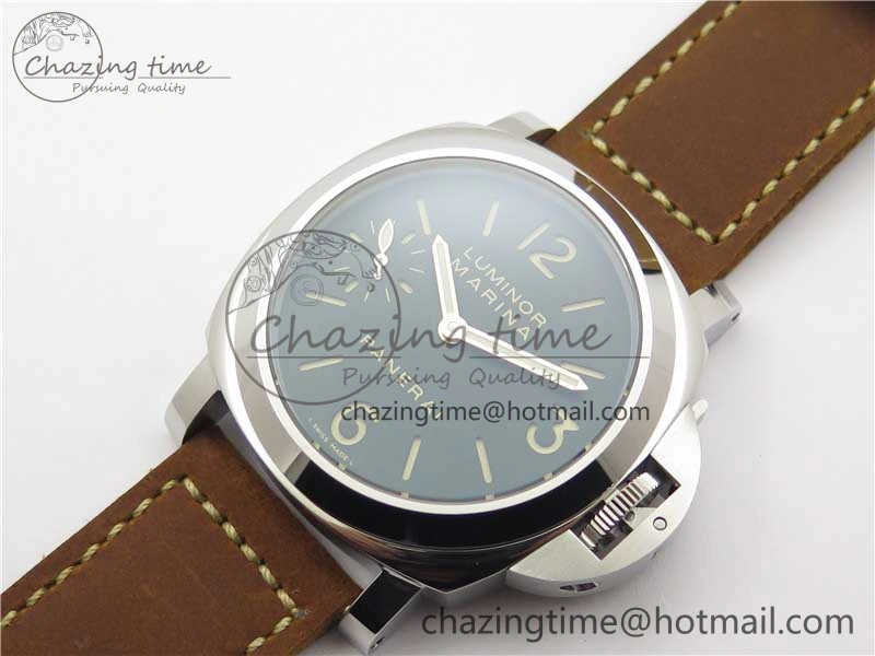PAM911 T “Last One For Paneristi” Noob 1:1 Best Edition on Brown Leather Strap A6497 with Y-Incabloc V12