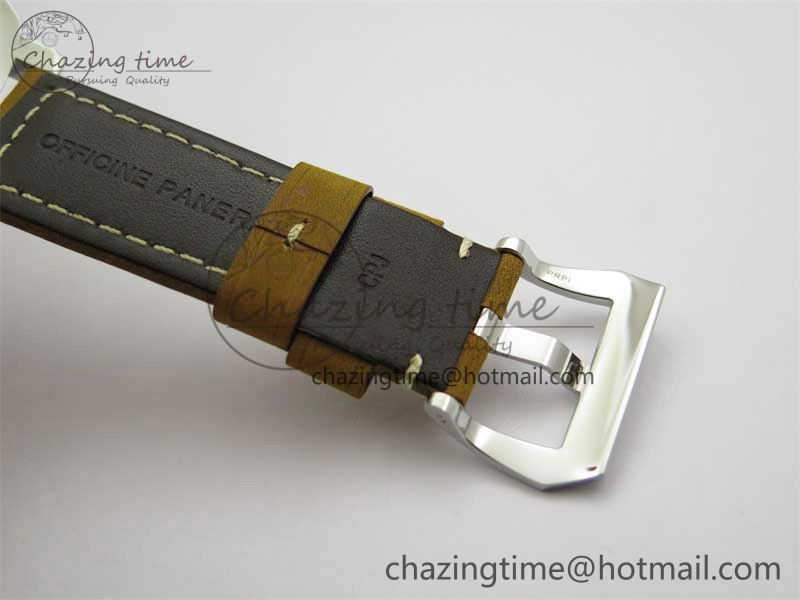 PAM914 SS HWF 1:1 Best Edition on Leather Strap A6497