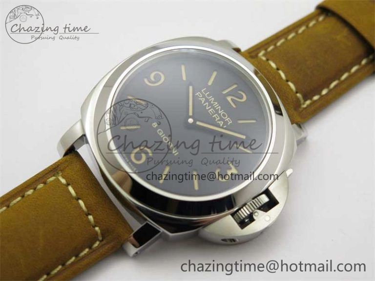 PAM914 SS HWF 1:1 Best Edition on Leather Strap A6497