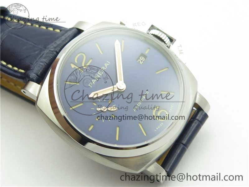 PAM927 Luminor Due VSF Best Edition Blue Dial on Blue Leather Strap AXXXIV