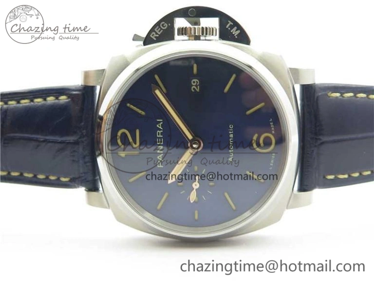 PAM927 Luminor Due VSF Best Edition Blue Dial on Blue Leather Strap AXXXIV