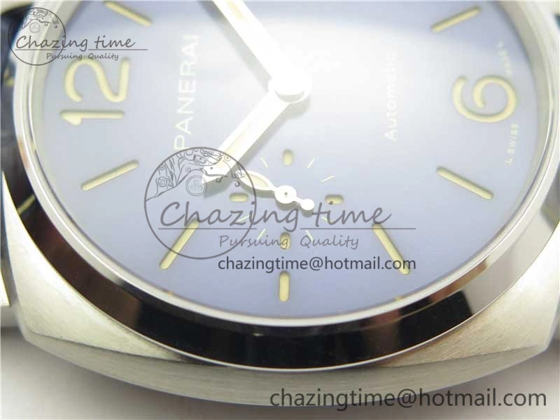 PAM927 Luminor Due VSF Best Edition Blue Dial on Blue Leather Strap AXXXIV