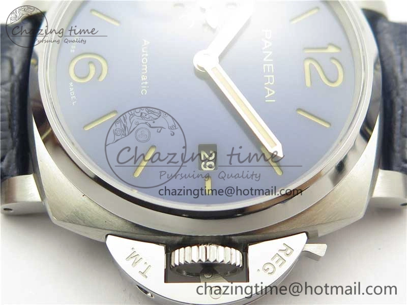 PAM927 Luminor Due VSF Best Edition Blue Dial on Blue Leather Strap AXXXIV