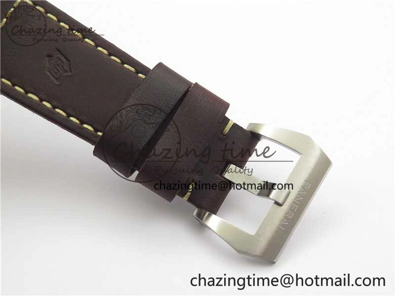 PAM968 V Bronzo ZF 1:1 Best Edition Brown Ceramic Bezel and Dial on Brown Strap P.9010 Clone