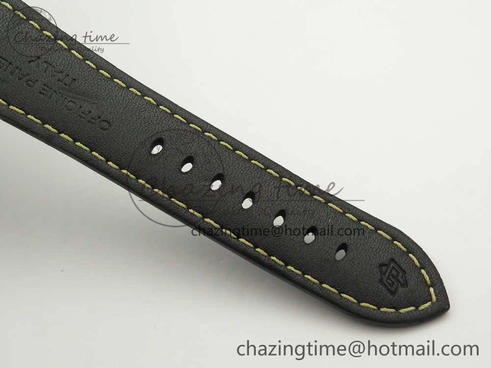 PAM972 Luminor 1950 Firenze 3 Days Engraved Case & Movement V9F Best Edition on Black Leather Strap P.3000 Super Clone