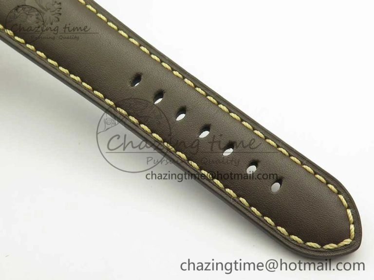 PAM972 Luminor 1950 Firenze 3 Days Engraved Case & Movement V9F Best Edition on Brown Leather Strap P.3000 Super Clone