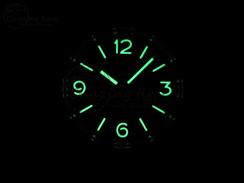 PAM972 Luminor 1950 Firenze 3 Days Engraved Case & Movement V9F Best Edition on Brown Leather Strap P.3000 Super Clone