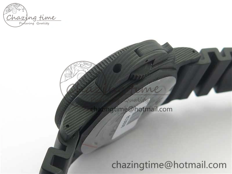 PAM979 Carbotech VSF Best Edition Carbon Dial on Rubber Strap P.9010 Clone (Free Leather Strap)