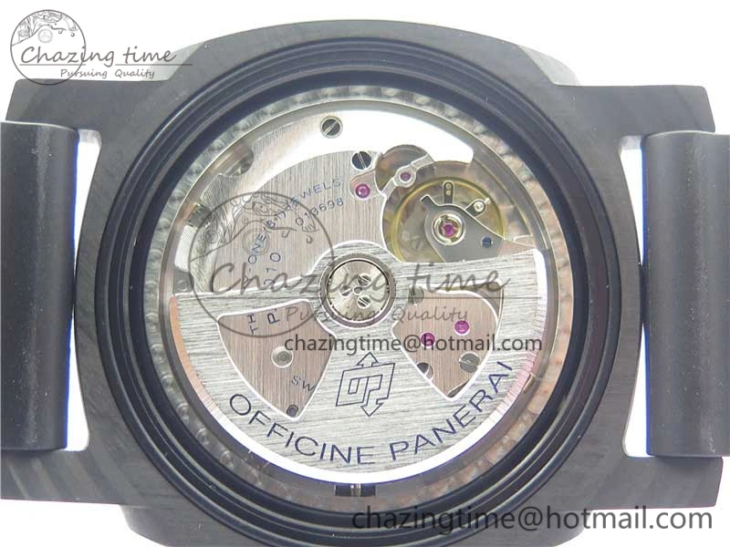 PAM979 Carbotech VSF Best Edition Carbon Dial on Rubber Strap P.9010 Clone (Free Leather Strap)