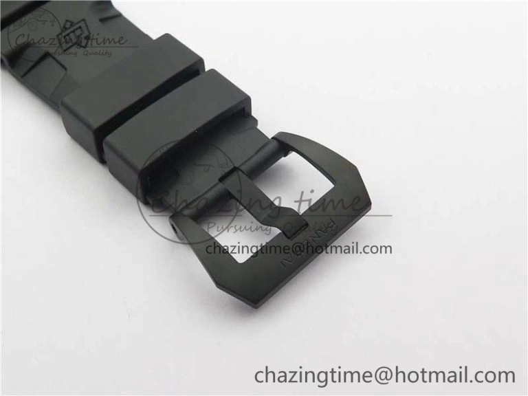 PAM979 Carbotech VSF Best Edition Carbon Dial on Rubber Strap P.9010 Clone (Free Leather Strap)