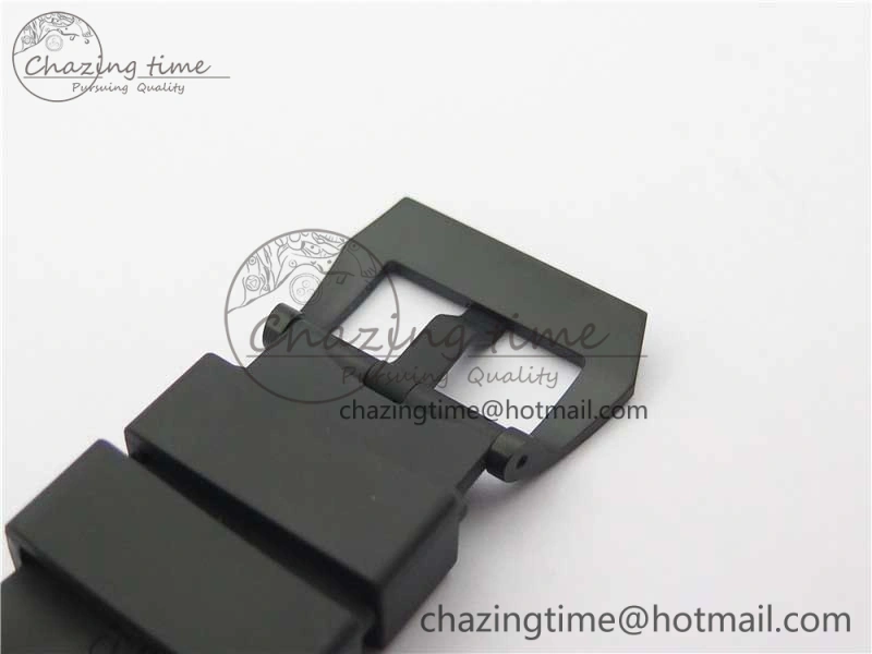 PAM979 Carbotech VSF Best Edition Carbon Dial on Rubber Strap P.9010 Clone (Free Leather Strap)