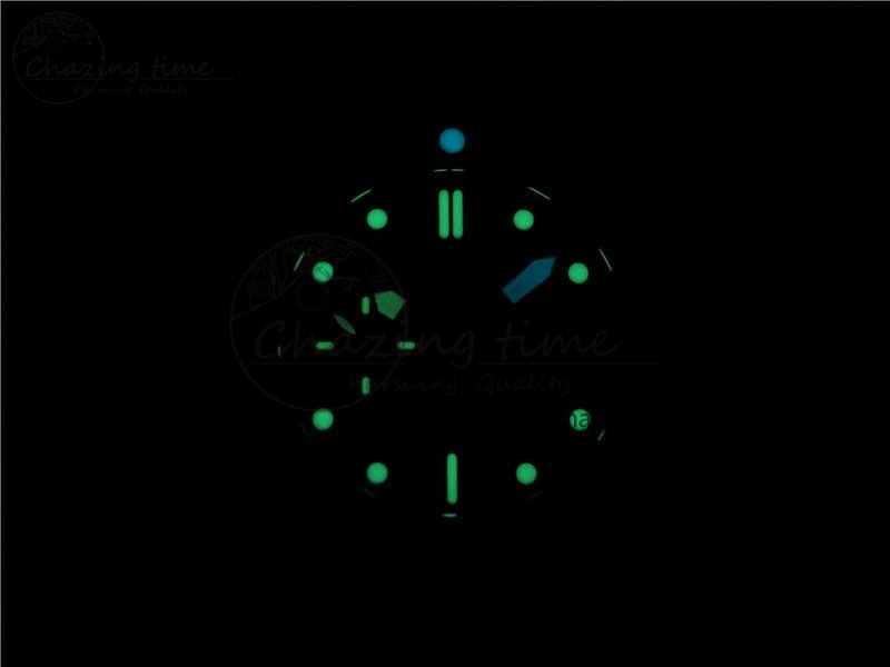 PAM979 Carbotech VSF Best Edition Carbon Dial on Rubber Strap P.9010 Clone (Free Leather Strap)