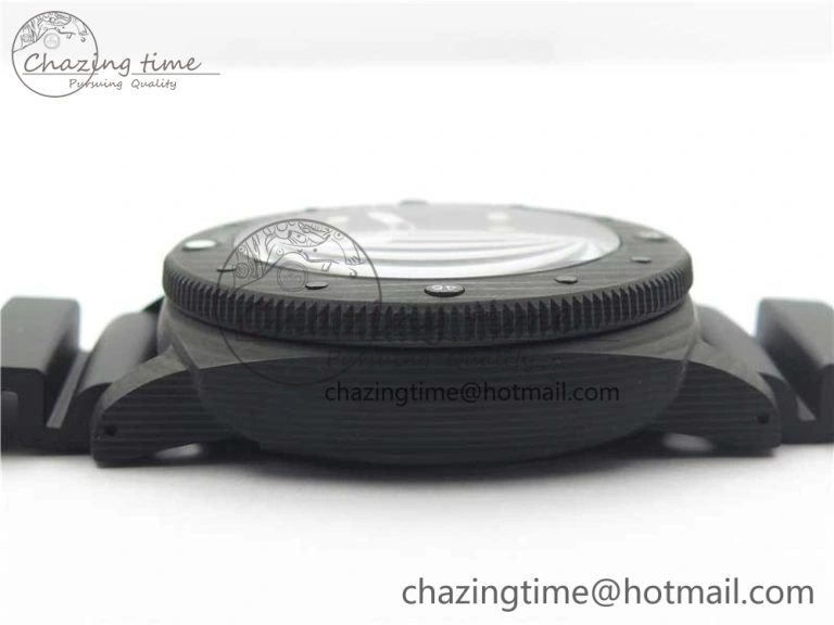 PAM979 Carbotech VSF Best Edition Carbon Dial on Rubber Strap P.9010 Clone (Free Leather Strap)